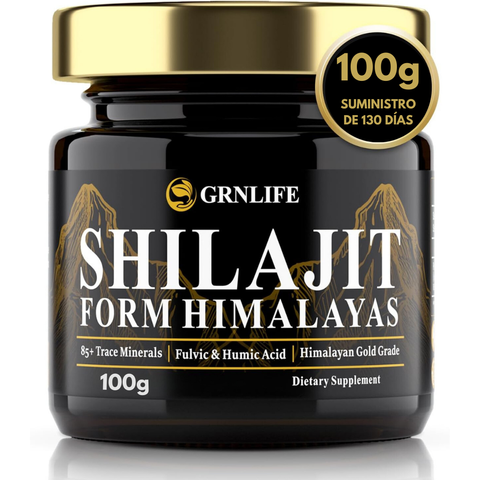 SHILAJIT ORIGINAL 100% PURO E IMPORTADO (100g) – La Energía Vital del Himalaya 🍆🧠💪