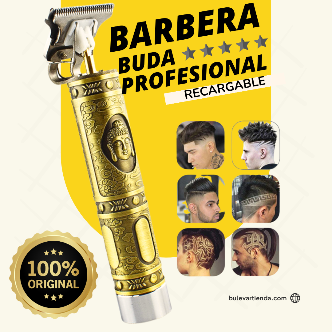 Máquina Barbera Buda Trimmer® Profesional Recargable + PROMO🎁