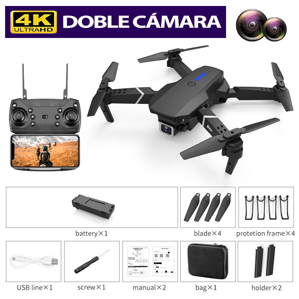 (PROMOCIÓN DE CUMPLEAÑOS) FlyDrone™ - Dron con cámara FULL HD 4K + Envío Gratis